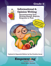Load image into Gallery viewer, Informational & Opinion with LITERACY LAUNCH Writing Guide - Gr. 2-8 (PRINTED) - U.S.