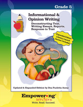 Load image into Gallery viewer, Informational & Opinion with LITERACY LAUNCH Writing Guide - Gr. 2-8 (PRINTED) - U.S.