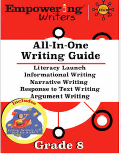 THE HUB - All In One Writing Guide Gr 2-8, prices start at $254