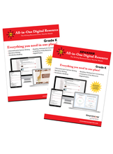 Load image into Gallery viewer, BILINGUAL - Gr. K -1 All In One Writing Resource - Gr. K-1 (DIGITAL)
