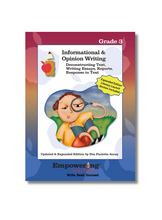 Load image into Gallery viewer, Informational & Opinion with LITERACY LAUNCH Writing Guide - Gr. 2-8 (PRINTED) - CANADA