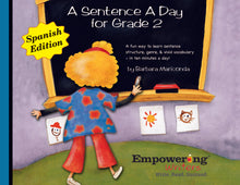 Load image into Gallery viewer, SPANISH - Grade 2 A Sentence A Day - U.S. (PRINTED)