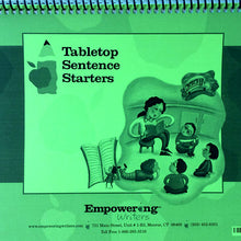 Load image into Gallery viewer, Tabletop Sentence Starters (Set of 5) (English) - U.S. (PRINTED)