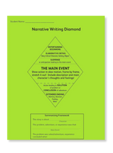 Load image into Gallery viewer, NARRATIVE Student Writing Folders (English or Spanish - Set of 25) - U.S. (PRINTED)