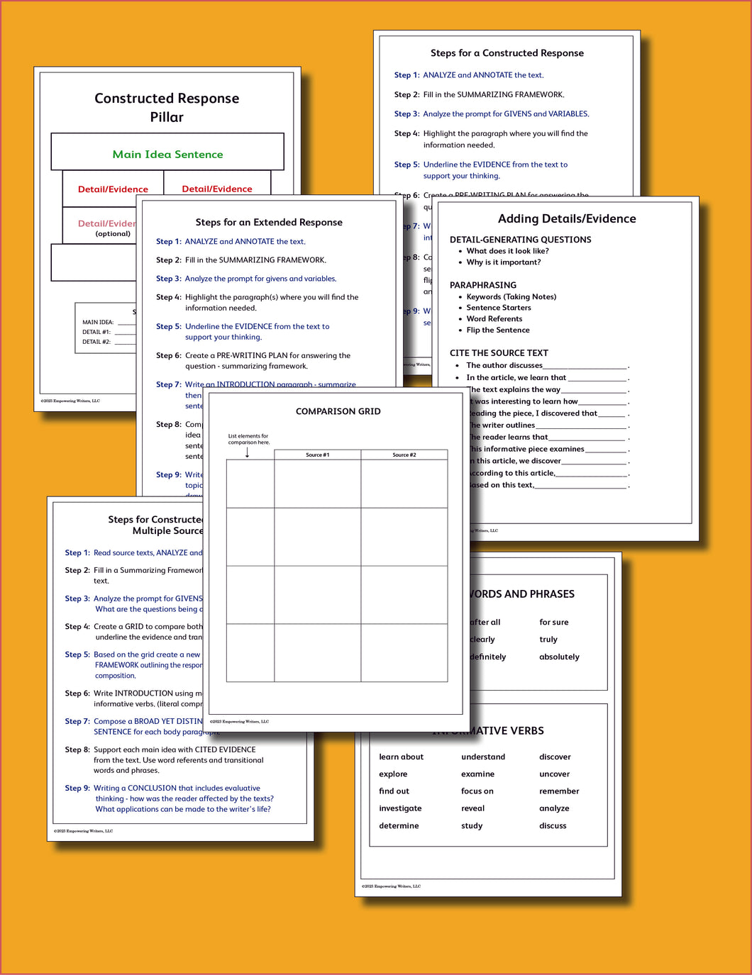 NEW! Constructed Response Digital Poster Set (DIGITAL DOWNLOAD)