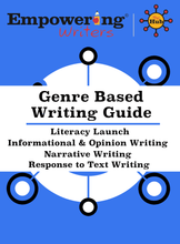 Load image into Gallery viewer, The HUB - Genre Based Writing Guide (Choose your grade 2-8, get Narrative and Informational Writing Guides under 1 cover!)