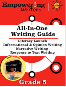NEW! THE HUB - All In One Writing Guide Gr 2-8, prices start at $254
