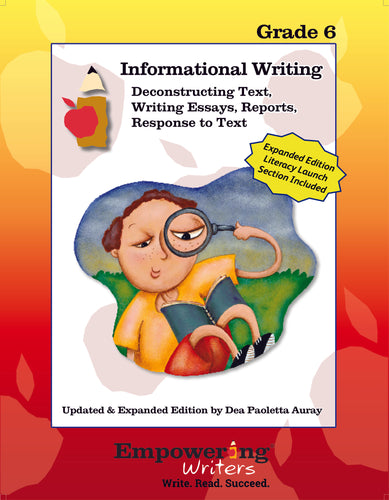 NEW! Grade 6 Informational with Literacy Launch Writing Guide (printed) - U.S.