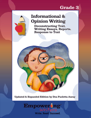 Grade 3 Informational & Opinion Writing Guide (printed) - U.S.