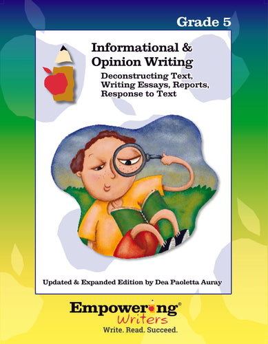 Grade 5 Informational & Opinion Writing Guide (printed) - U.S.