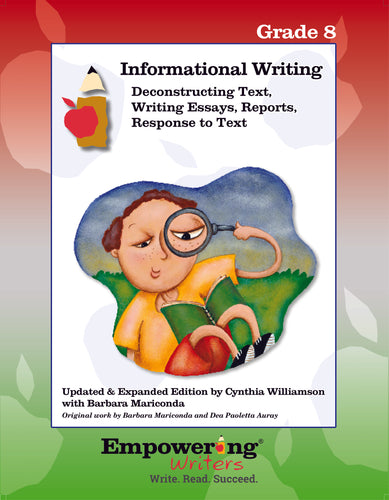 Grade 8 Informational Writing Guide (printed) - Canada