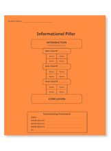 Load image into Gallery viewer, INFORMATIONAL Student Writing Folders (English or Spanish - Set of 25) - U.S. (PRINTED)