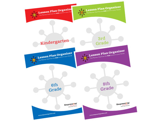 NEW! Printed Lesson Plan Organizers for HUB Writing Guides - Grades K-8 (printed) (US Only)
