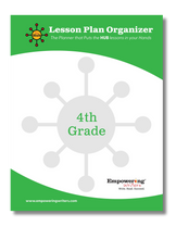 Load image into Gallery viewer, LESSON PLAN ORGANIZERS - printed planner to use with your digital Hub Guide - Grades K-8 (US Only)