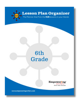 Load image into Gallery viewer, LESSON PLAN ORGANIZERS - printed planner to use with your digital Hub Guide - Grades K-8 (US Only)