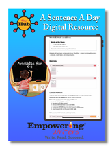 Load image into Gallery viewer, A SENTENCE A DAY - Choose Gr K-2 (DIGITAL)