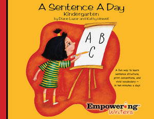 NEW! Kindergarten - A Sentence A Day - U.S. (printed)