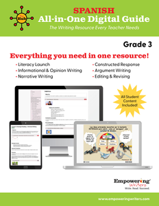 the Hub- All In One Writing Resource - SPANISH - Gr. 2-5 (DIGITAL)