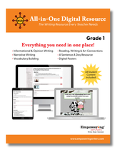 Load image into Gallery viewer, Gr. K-1 ALL IN ONE Writing Resource includes multiple genres - (DIGITAL)  (Canada)