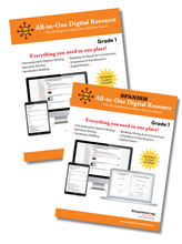 Load image into Gallery viewer, Spanish BILINGUAL - Gr. K -1 ALL IN ONE Writing Resource includes multiple genres - Gr. K-1 (DIGITAL) (Canada)