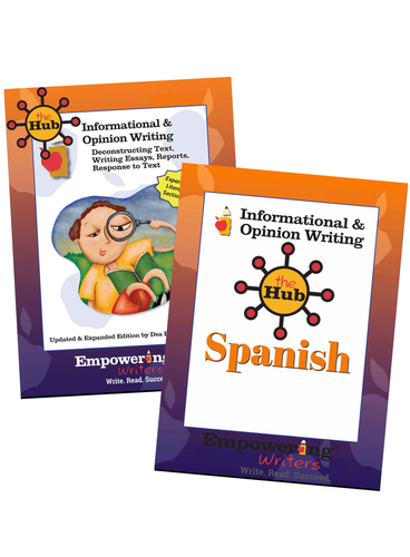 the Hub - BILINGUAL- Informational Writing Guide - Gr. 2-5 (DIGITAL)