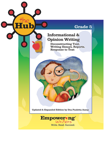 The Hub: Grade 5 Informational & Opinion Writing