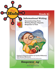 The HUB: Grade 8 Expository (Informational) Writing (DIGITAL)