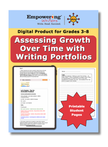 Assessing Growth Over Time with Writing Portfolios - Gr. 3-8 (DIGITAL)