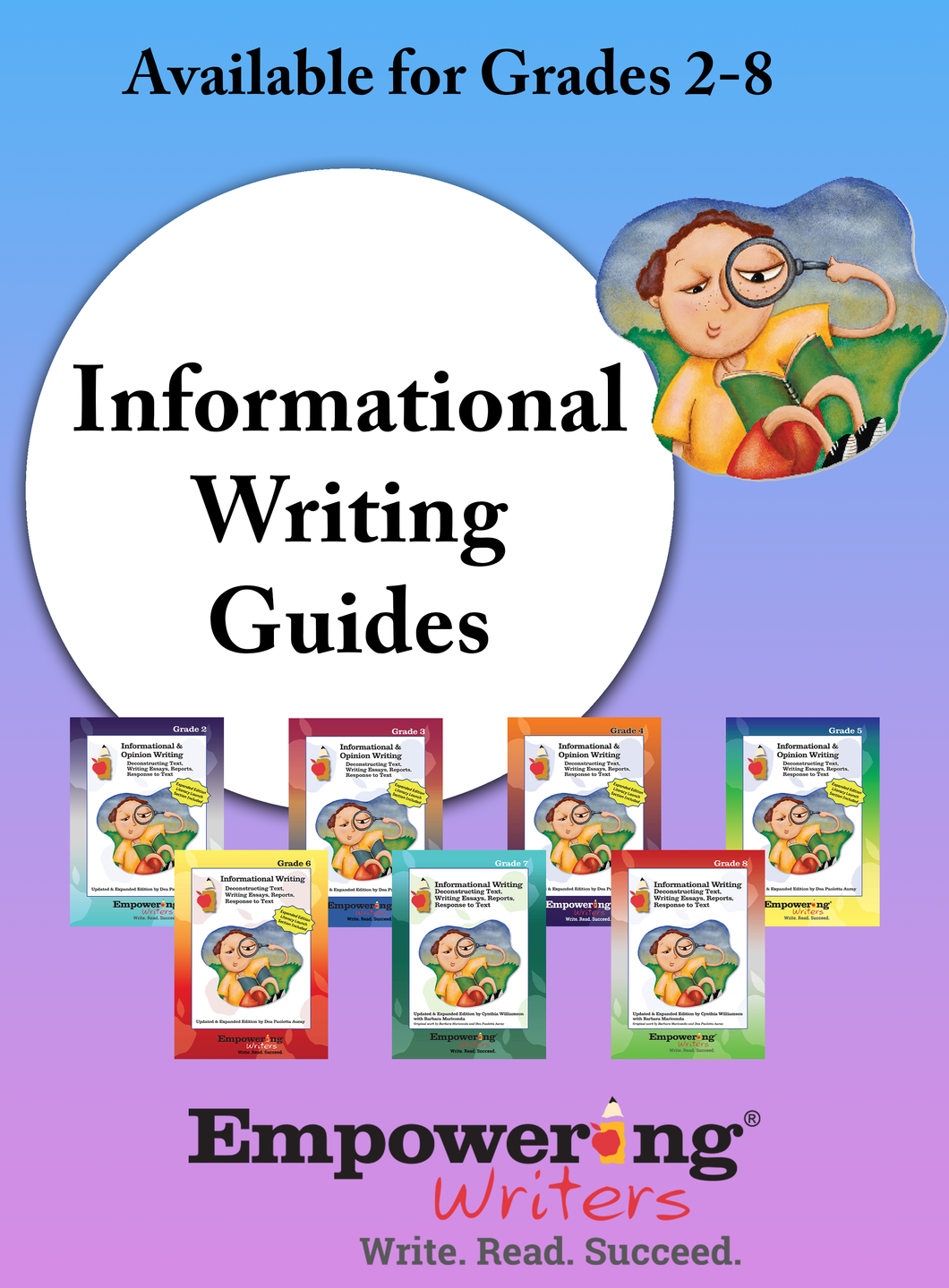 Informational & Opinion with LITERACY LAUNCH Writing Guide - Gr. 2-8 (PRINTED) - U.S.