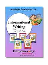 Load image into Gallery viewer, INFORMATIONAL &amp; OPINION with LITERACY LAUNCH Writing Guide - Gr.2-6 (PRINTED) - U.S.
