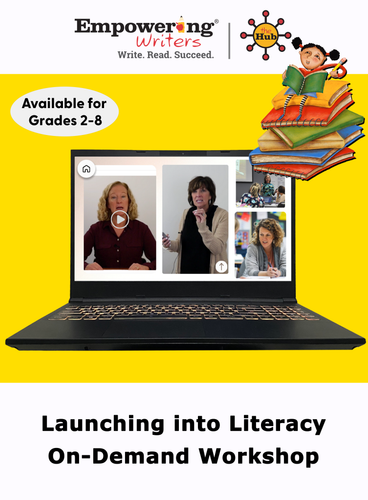 On-Demand 2-hour Literacy Launch (2-8) Workshop (DIGITAL)