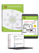 Load image into Gallery viewer, ALL IN ONE Writing Resource With Lesson Plan Organizer Bundle - Choose Gr. K-8 (DIGITAL&amp;PRINTED) US Only