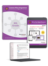Load image into Gallery viewer, ALL IN ONE Writing Resource With Lesson Plan Organizer Bundle - Choose Gr. K-8 (DIGITAL&amp;PRINTED) US Only