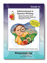 Load image into Gallery viewer, INFORMATIONAL &amp; OPINION with LITERACY LAUNCH Writing Guide - Gr.2-6 (PRINTED) - U.S.