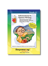 Load image into Gallery viewer, Informational &amp; Opinion with LITERACY LAUNCH Writing Guide - Gr. 2-8 (PRINTED) - CANADA