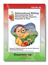 Load image into Gallery viewer, INFORMATIONAL Writing Guide (without Literacy Launch) - Gr. 7-8 (PRINTED) - U.S.