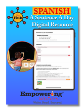 Load image into Gallery viewer, A SENTENCE A DAY - SPANISH - Choose Gr K-2 (DIGITAL) (Canada)