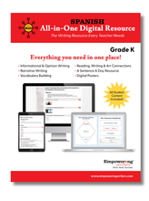 Load image into Gallery viewer, Gr. K-1 ALL IN ONE Writing Resource includes multiple genres - (DIGITAL)  (Canada)