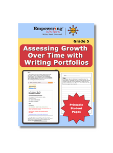 Assessing Growth Over Time with Writing Portfolios - Gr. 3-8 (DIGITAL)