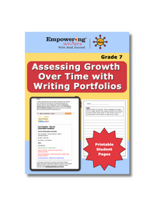 Assessing Growth Over Time with Writing Portfolios - Gr. 3-8 (DIGITAL)