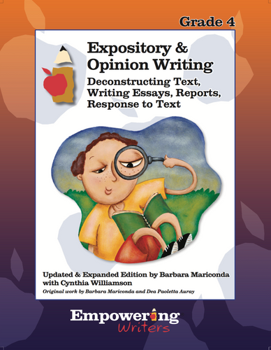 Grade 4  Informational/Expository & Opinion Writing Guide (printed) - Canada