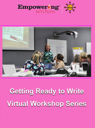 On-Demand Getting Ready to Write (K-1)
