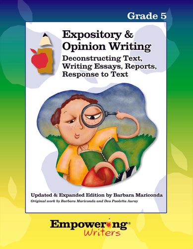 Grade 5 Informational/Expository & Opinion Writing Guide (printed) - Canada