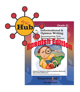 The Hub - Spanish Grade 3 Informational & Opinion Writing