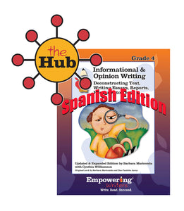 The Hub - Spanish Grade 4 Informational & Opinion Writing