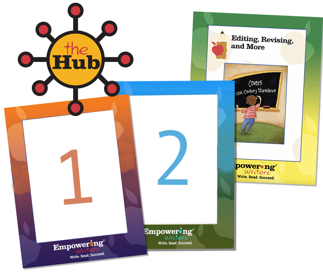 The HUB - (2)Titles of your choice plus Editing & Revising - for a single teacher