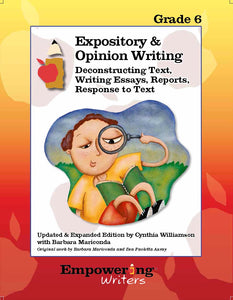 Grade 6 Informational/Expository Writing Guide (printed) - U.S.